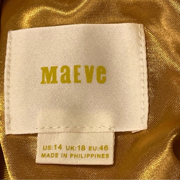 MAEVE by ANTHROPOLOGIE NWOT Tropicale Skirt in Yellow - Picture 8 of 9